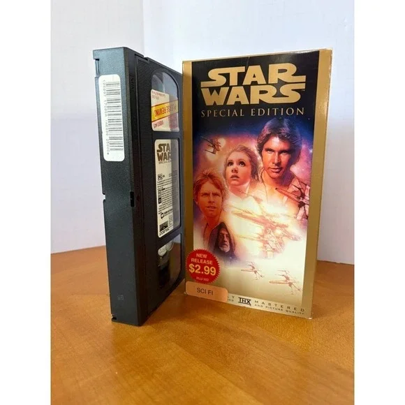 Star Wars Original Trilogy Special Edition VHS (1997) Gold Box Set THX PG Rental - Picture 7 of 16